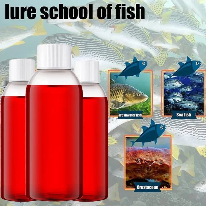 Fishing bait fabric red worm scent | Ultra-fine flavor cloud for more bites | For fresh &amp; saltwater | Environmentally friendly