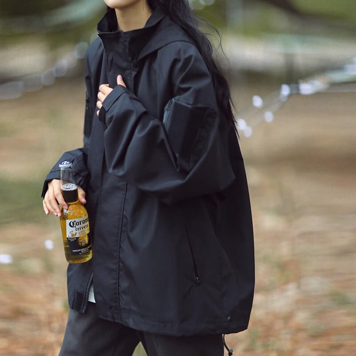 Softshelljacke | Wasserdichte Outdoor-Jacke mit Kapuze