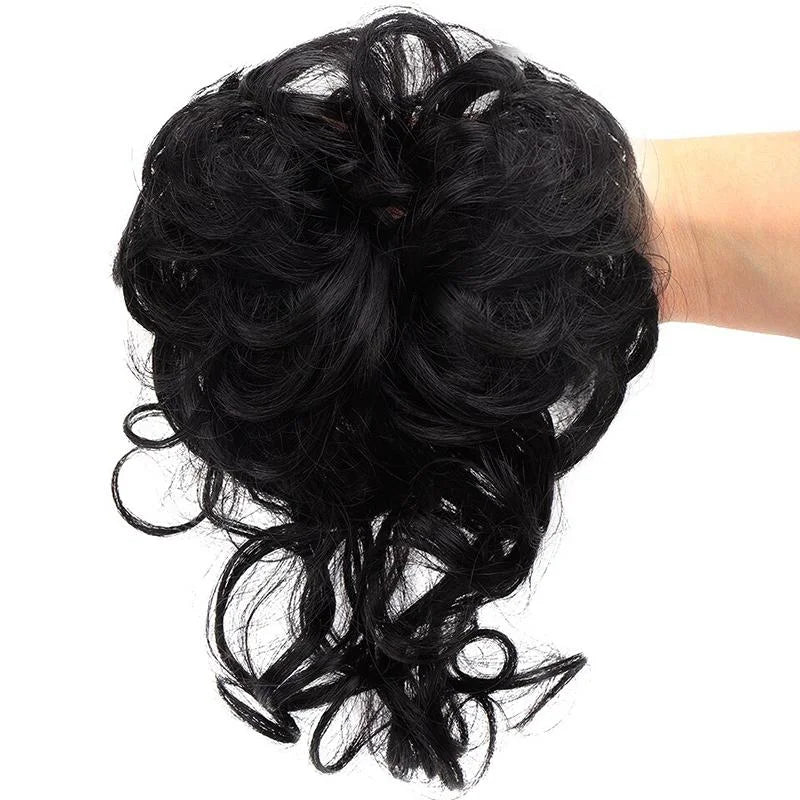 Dutt-Haarteil | Zum Anclippen für mehr Volumen, natürlicher Messy-Bun-Look und sicheren Halt