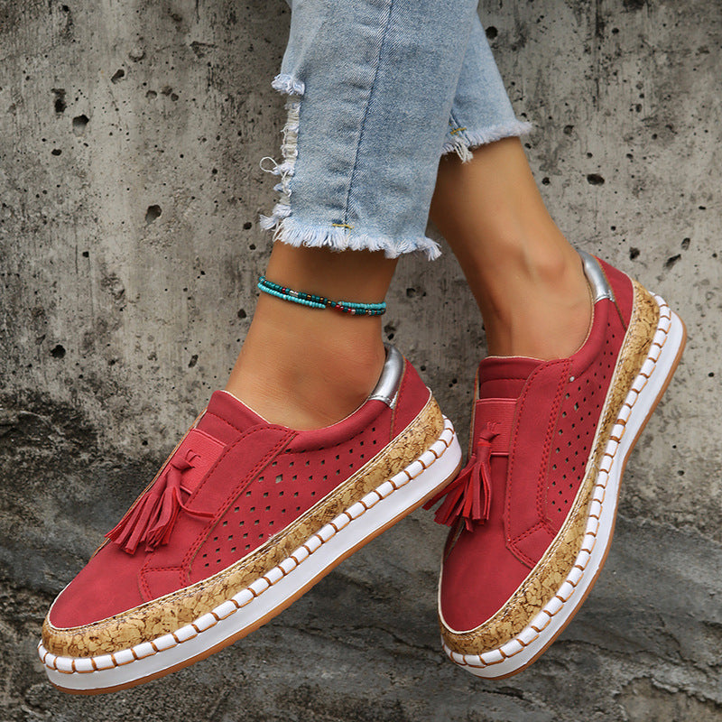Tasselina™ – Stilvolle Damen Loafer mit dekorativen Quasten