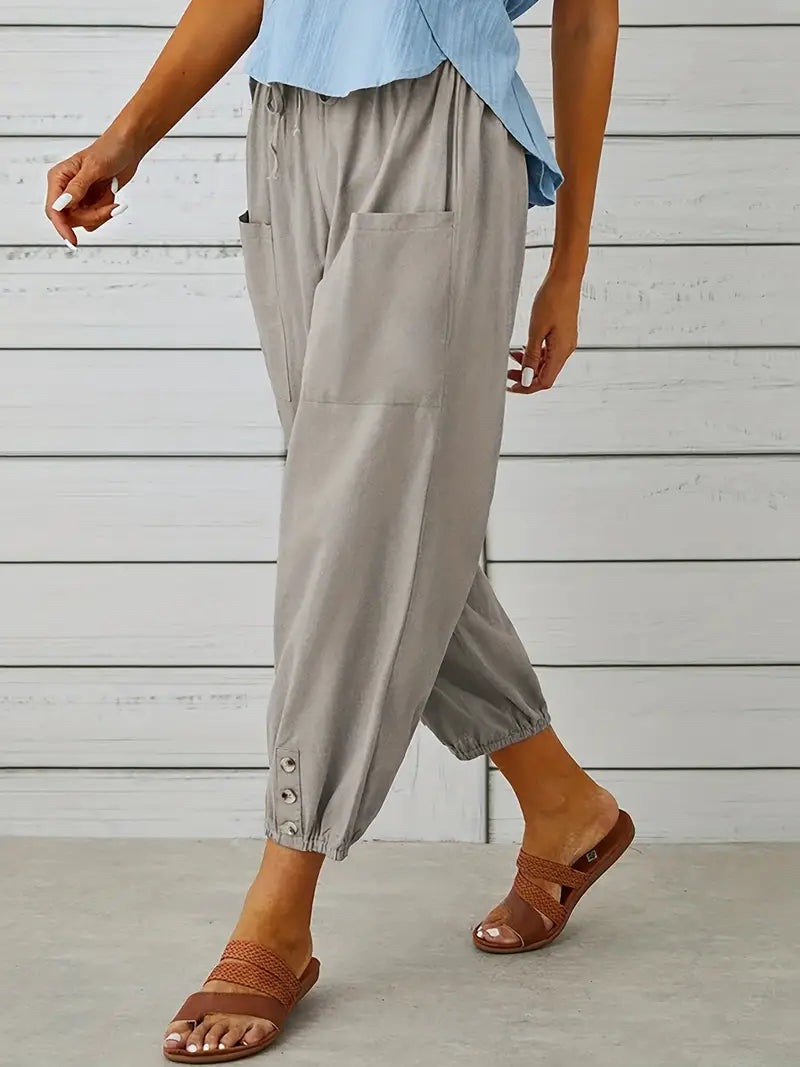 Kurze Sommerhose Für Damen | Kordelzug