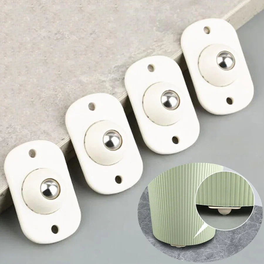 Set de 8 roulettes pour meubles avec roulement à billes | Aide au glissement et au levage pour meubles &amp; appareils | Moins de rayures, plus de contrôle | Pour sol &amp; tapis