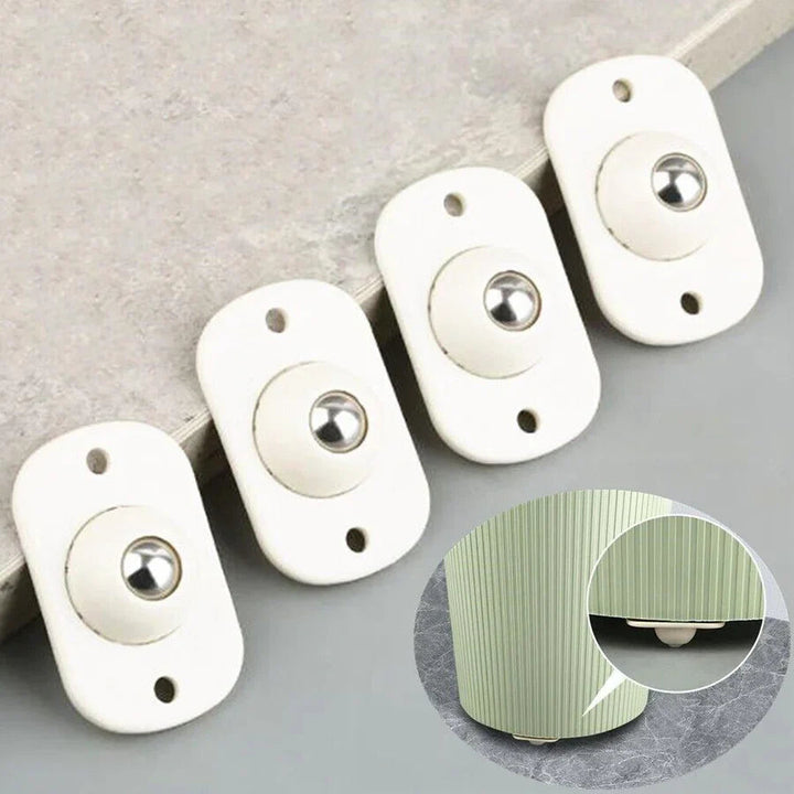 Set de 8 roulettes pour meubles avec roulement à billes | Aide au glissement et au levage pour meubles &amp; appareils | Moins de rayures, plus de contrôle | Pour sol &amp; tapis