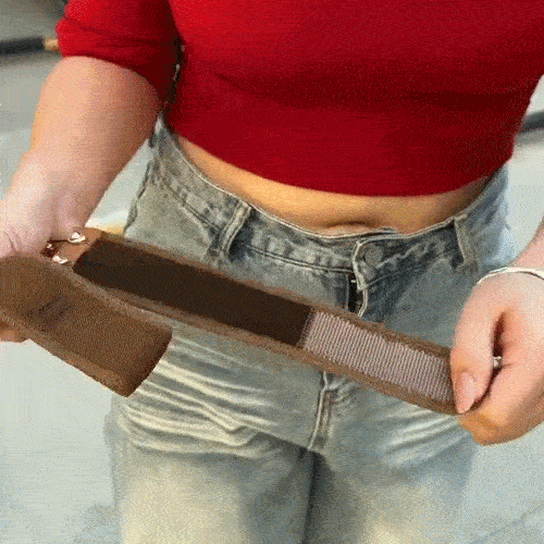 Elastischer Gürtel | Ohne Löcher, stufenlos verstellbar und flexibel für Jeans, Chinos und Freizeithosen