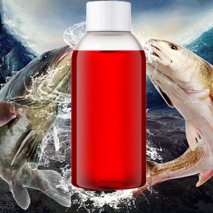 Fishing bait fabric red worm scent | Ultra-fine flavor cloud for more bites | For fresh &amp; saltwater | Environmentally friendly