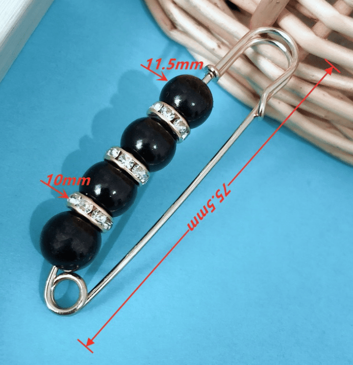 GleamPin – Spilla elegante con strass e perle