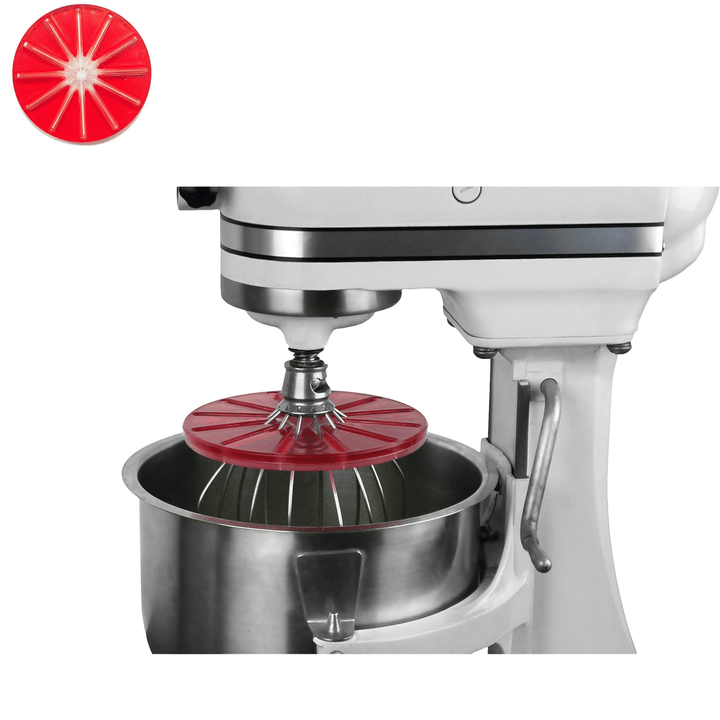 Whisk Cleaner for KitchenAid 6-Wire | Remove Dough Residue in Seconds | Splash Guard Holder | For 4.5–5 qt Tilt-Head &amp; Lift Bowl