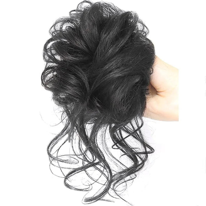 Dutt-Haarteil | Zum Anclippen für mehr Volumen, natürlicher Messy-Bun-Look und sicheren Halt