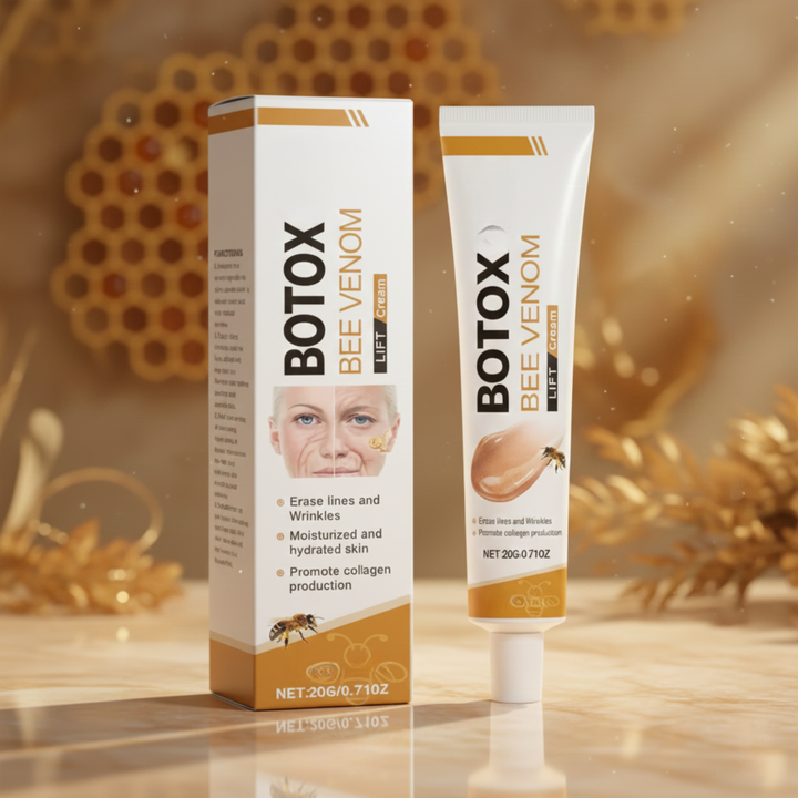 Augencreme mit Bienengift 20 g | Straffende Augenpflege für feine Linien &amp; müde Augen | Feuchtigkeitsspendende Lift-Creme