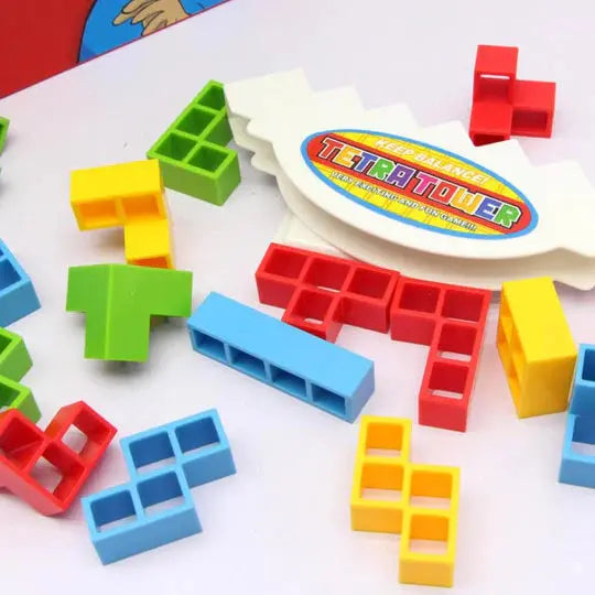 Lernspiel mit Bausteinen für Kinder | Bunte Bausteine mit Aufgabenkarten | Fördert Logik &amp; Feinmotorik