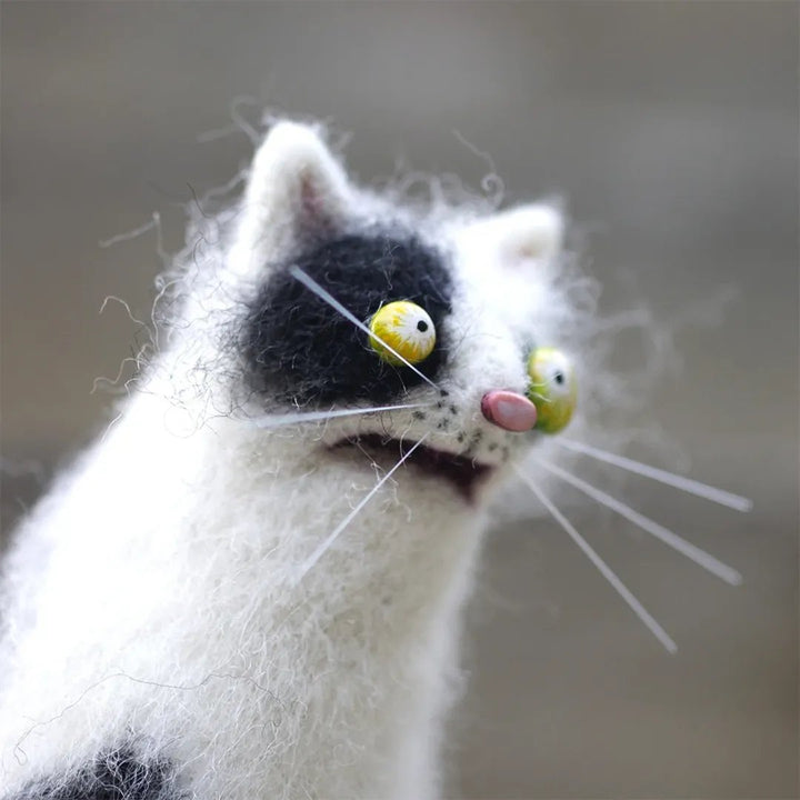 🎁Gyapjúfilc társak – különc kézzel készített kísérők🐱