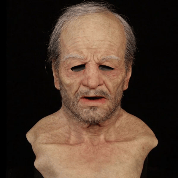 HorrorFace™ Realistinen Halloween-mask | Pehmeä lateksi | Liikkuva suu | Hengittävä ja käsintehty