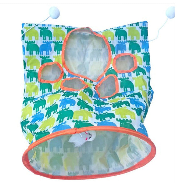 Divertimento infinito Borsa tunnel portatile per gatti