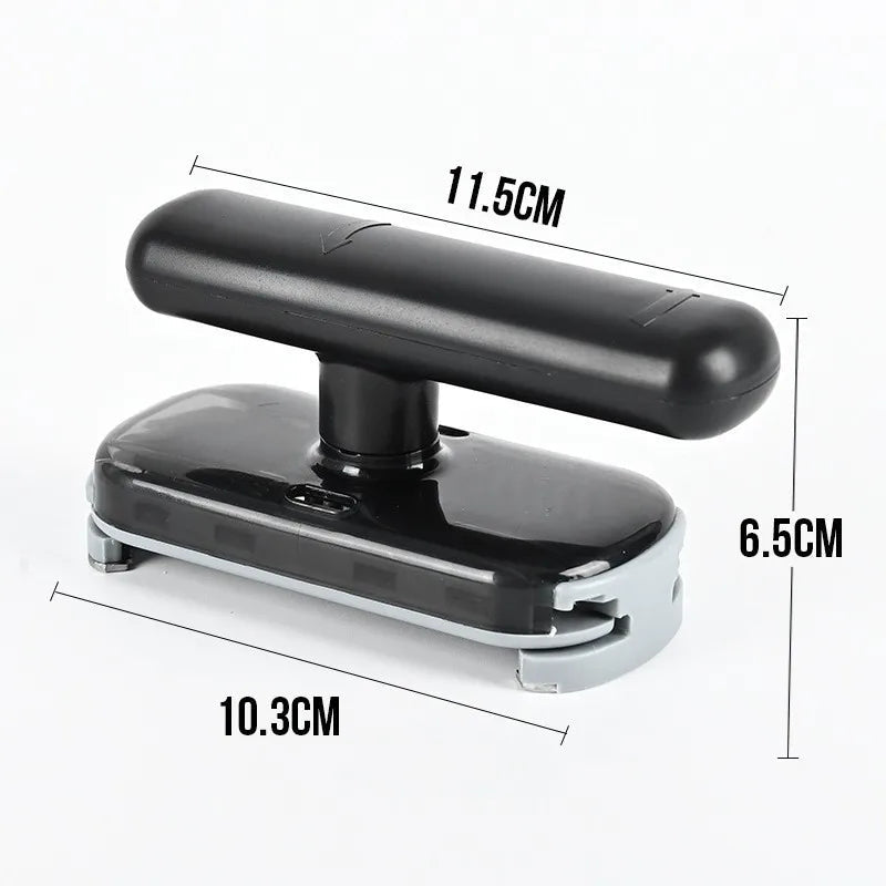 Ouvre-boîte 2-en-1 pour boîtes, bouteilles et bocaux | poignée ergonomique antidérapante | sûr avec bords lisses | compact et portable