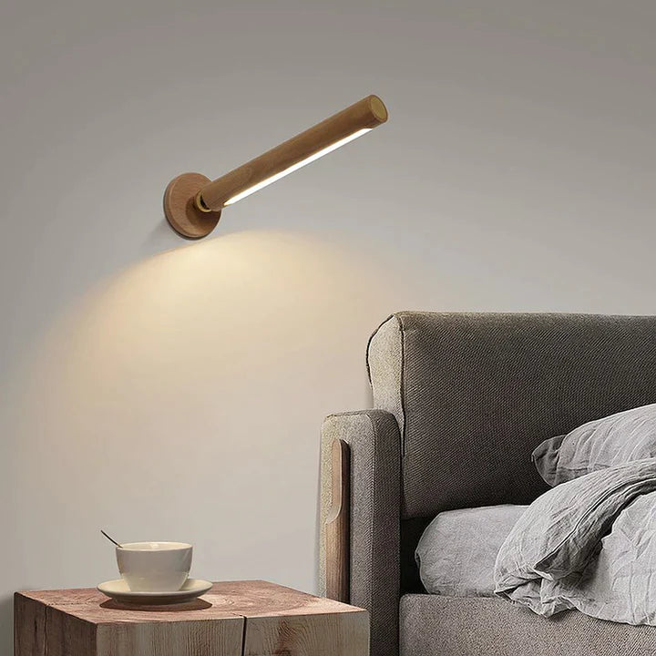 SpinStrahl™ Lampada girevole in legno