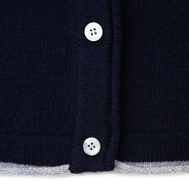 Damen Strickjacke | Kurze Cardigan-Jacke mit Raglanärmeln und geradem Schnitt