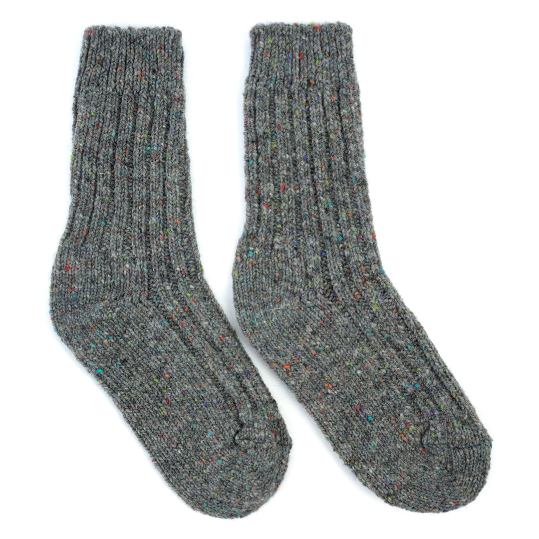 Wollsocken | Einfarbige Socken aus reiner Schurwolle für warme Füße zu Hause