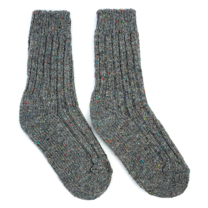 Wollsocken | Einfarbige Socken aus reiner Schurwolle für warme Füße zu Hause