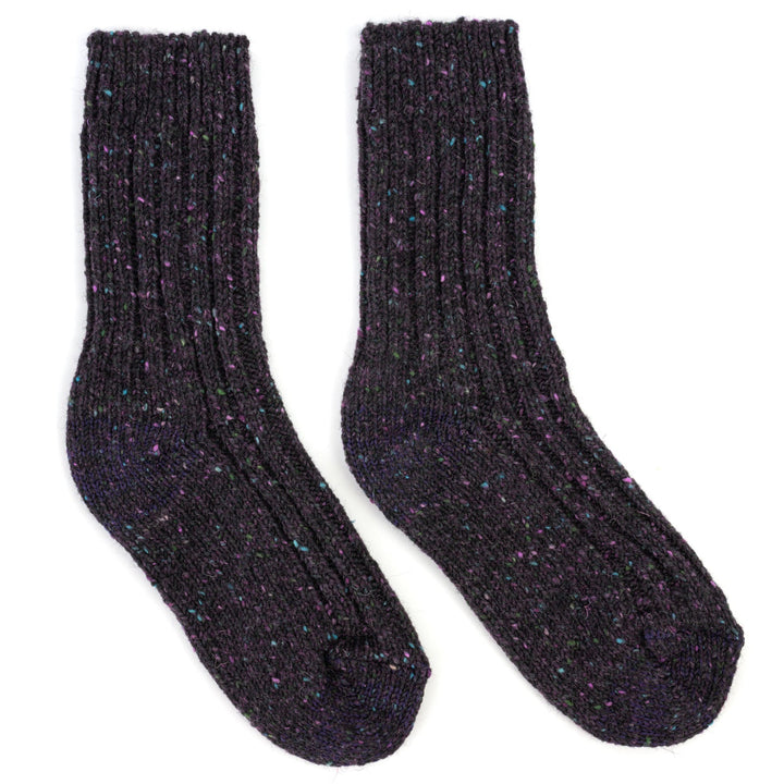 Wollsocken | Einfarbige Socken aus reiner Schurwolle für warme Füße zu Hause