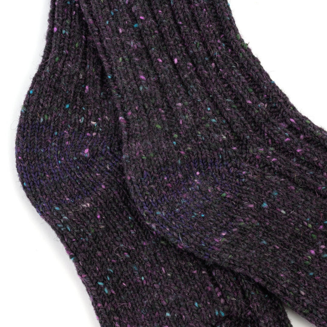 Wollsocken | Einfarbige Socken aus reiner Schurwolle für warme Füße zu Hause