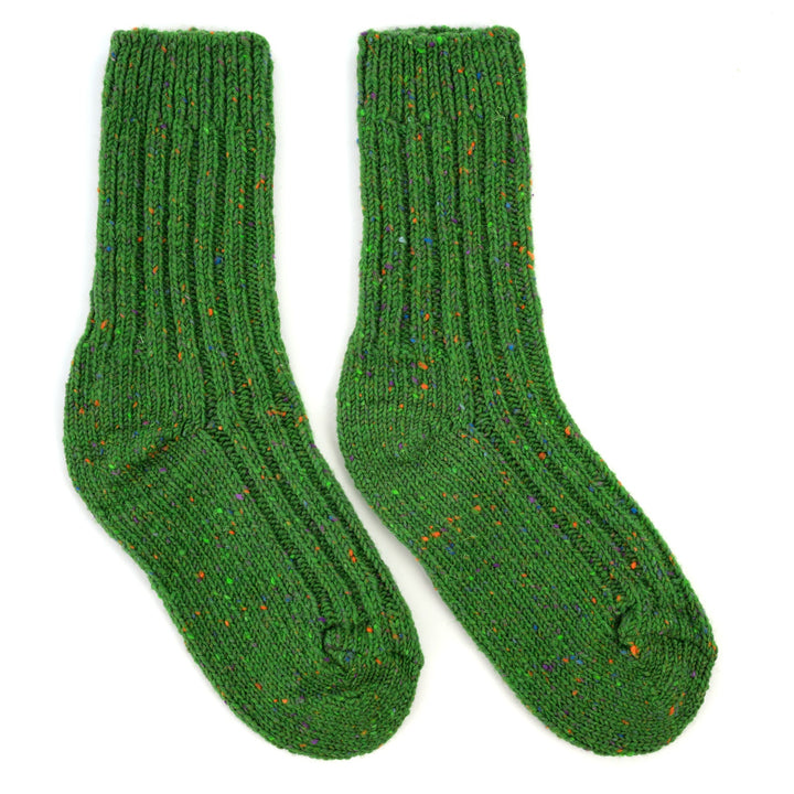 Wollsocken | Einfarbige Socken aus reiner Schurwolle für warme Füße zu Hause