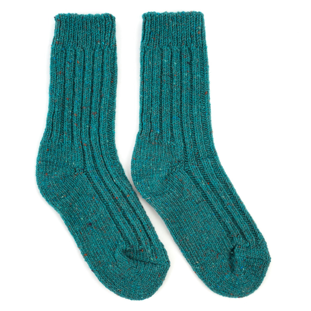 Wollsocken | Einfarbige Socken aus reiner Schurwolle für warme Füße zu Hause