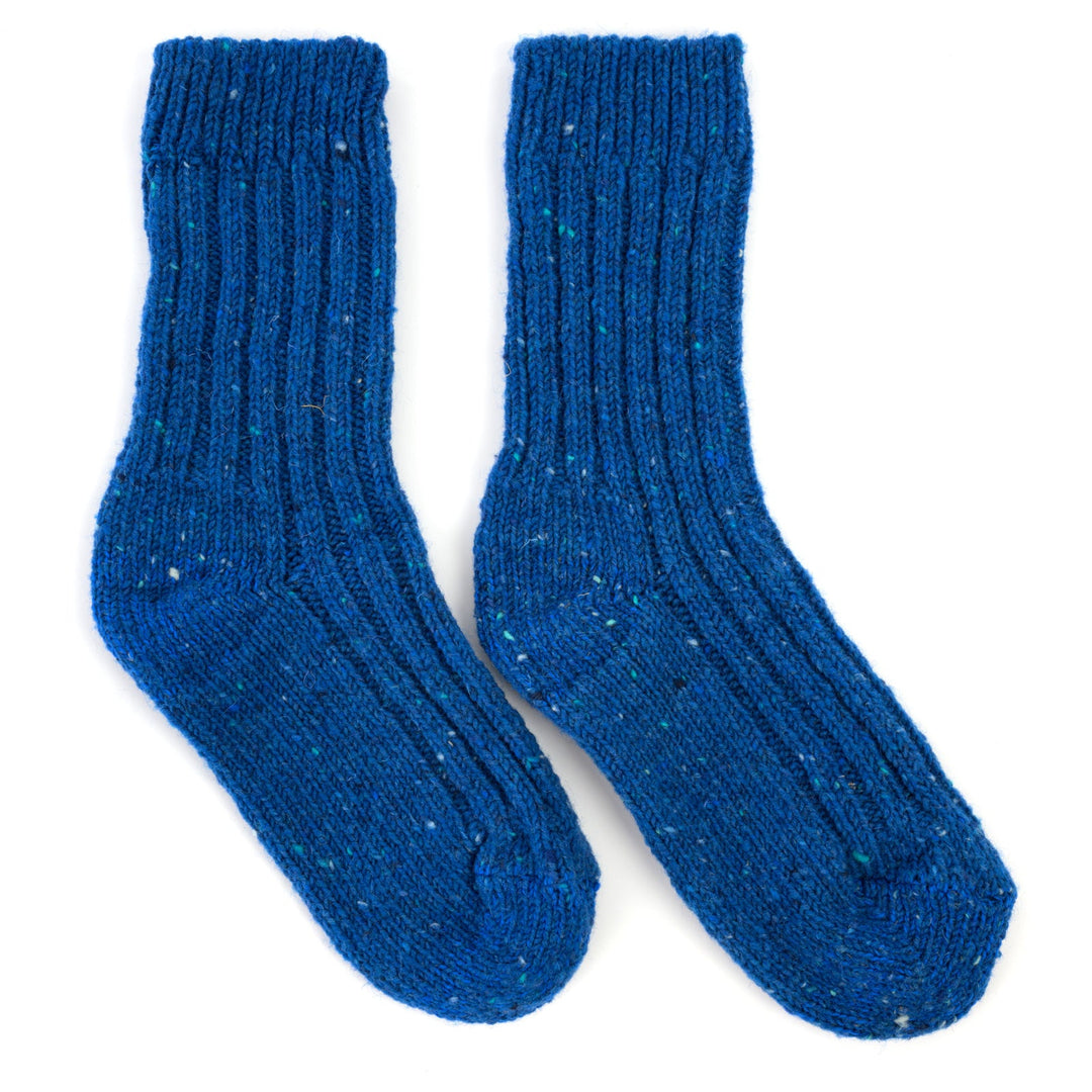 Wollsocken | Einfarbige Socken aus reiner Schurwolle für warme Füße zu Hause
