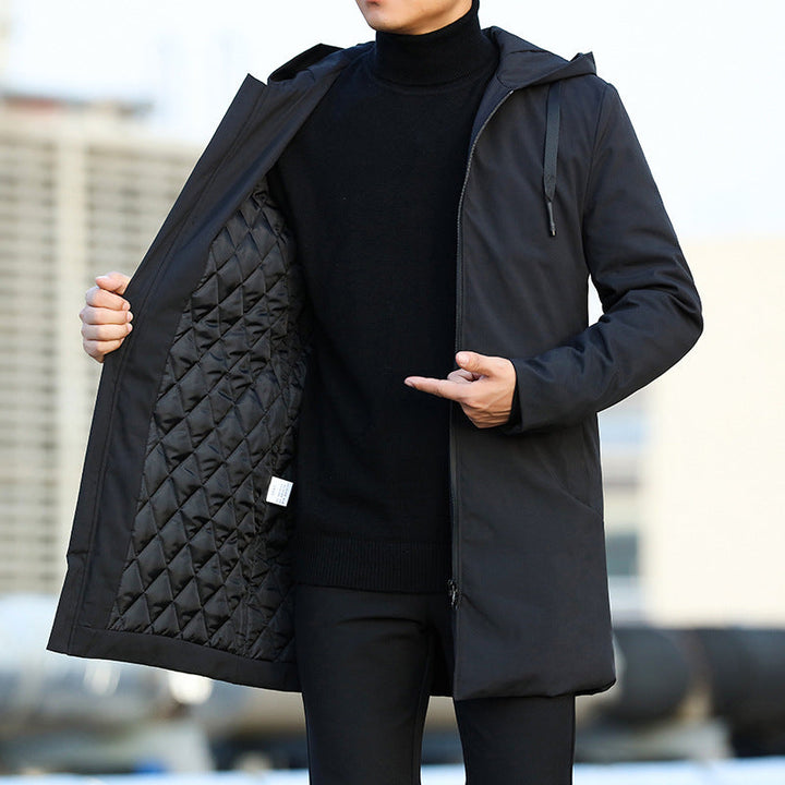 Herren Winterparka wasserdicht und warm | Isolierte Parka Jacke mit mehreren Taschen für Regen, Schnee und kalte Wintertage