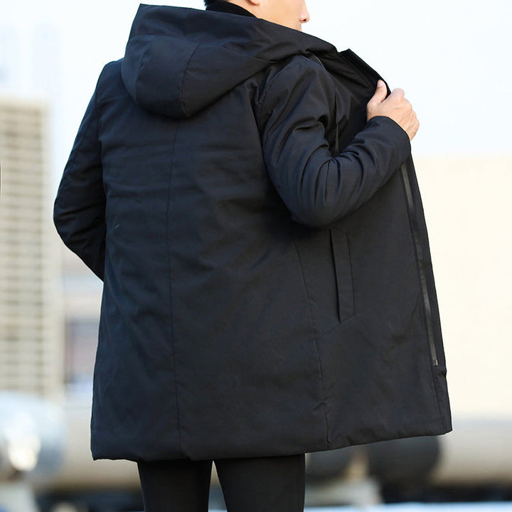 Herren Winterparka wasserdicht und warm | Isolierte Parka Jacke mit mehreren Taschen für Regen, Schnee und kalte Wintertage