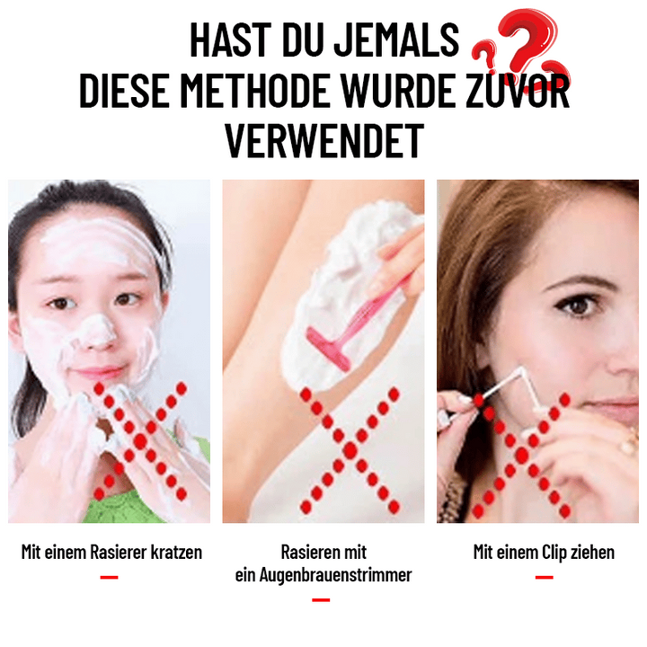 Gesichtsepilierer für Damen | Manuelle Haarentfernung ohne Batterie | Sanft &amp; effektiv für glatte Haut