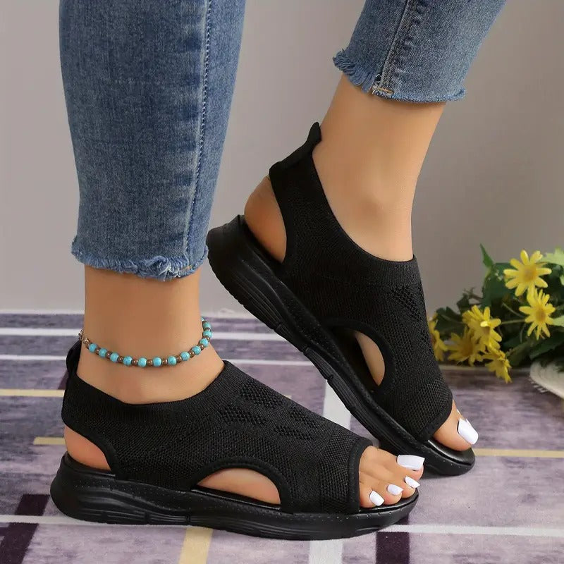Orthopädische Damen Sandalen mit Fußgewölbestütze | Dämpfend, leicht &amp; bequem | Für Alltag, Arbeit &amp; Freizeit