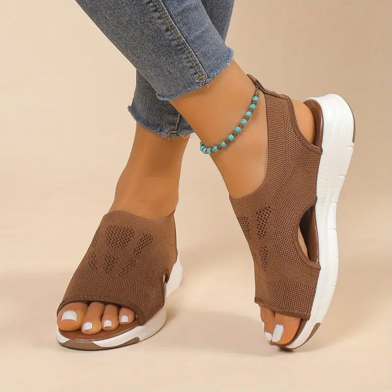 Orthopädische Damen Sandalen mit Fußgewölbestütze | Dämpfend, leicht &amp; bequem | Für Alltag, Arbeit &amp; Freizeit