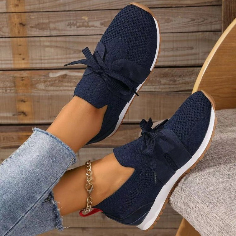 Damen Komfort-Turnschuhe mit Fußunterstützung | Bequeme Sneaker für Alltag &amp; Aktivitäten | Modische Freizeitschuhe