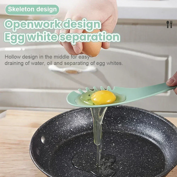 Pince de cuisine 3-en-1 | Outil multifonction pour cuisiner &amp; servir | Résistant à la chaleur &amp; léger | Tong pratique