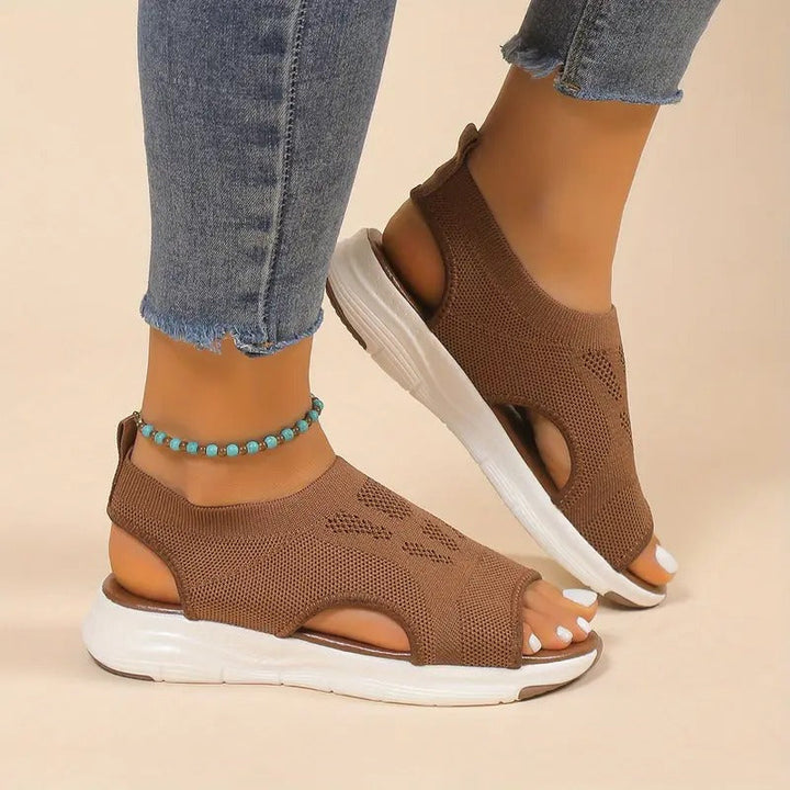 Orthopädische Damen Sandalen mit Fußgewölbestütze | Dämpfend, leicht &amp; bequem | Für Alltag, Arbeit &amp; Freizeit