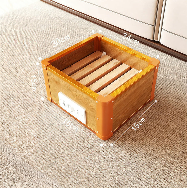 Elektrischer Fußwärmer 45–65 °C | Fußheizung mit mehreren Wärmestufen und isolierenden Heizplatten für Zuhause und Büro