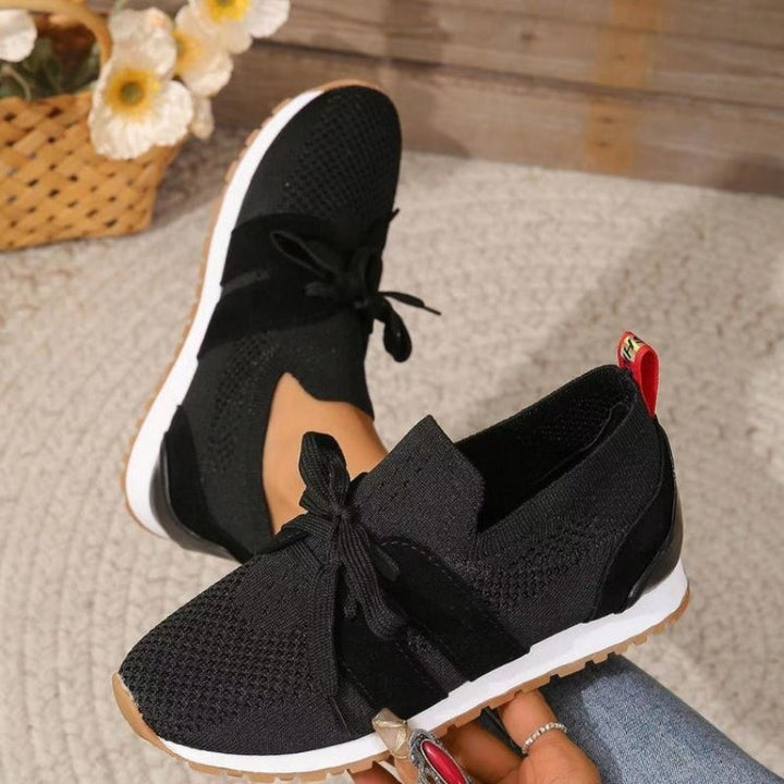 Damen Mesh-Sneaker | Atmungsaktive Freizeitschuhe mit dämpfender Komfortsohle für Alltag und Spaziergänge