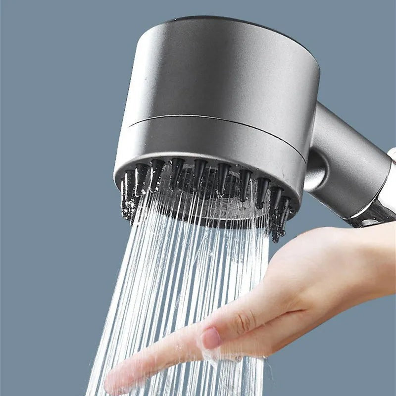 Duschkopf mit Filter &amp; 3 Strahlmodi | Hochdruck bei niedrigem Wasserdruck | wassersparend &amp; verstellbar | WasserLux