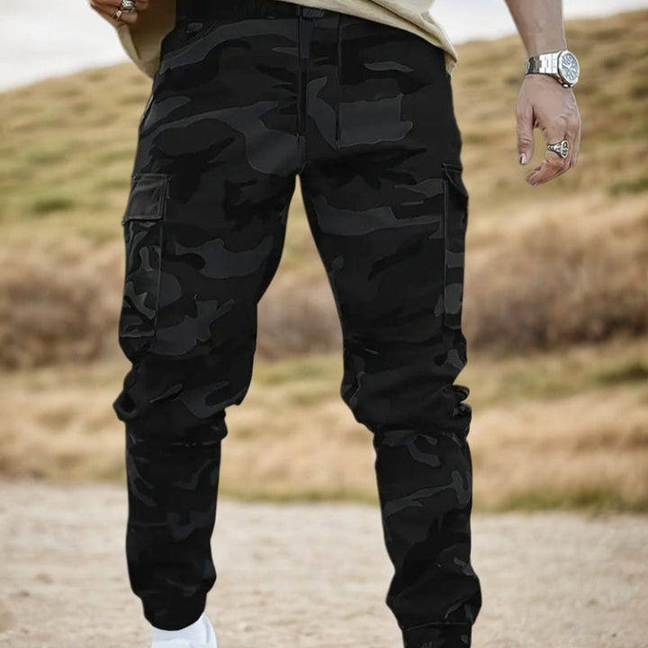 Herren Cargohose mit flexiblem Bund | Robuster Nylon-Baumwoll-Mix | Viele Taschen für Alltag &amp; Outdoor | Gerade Passform S–3XL