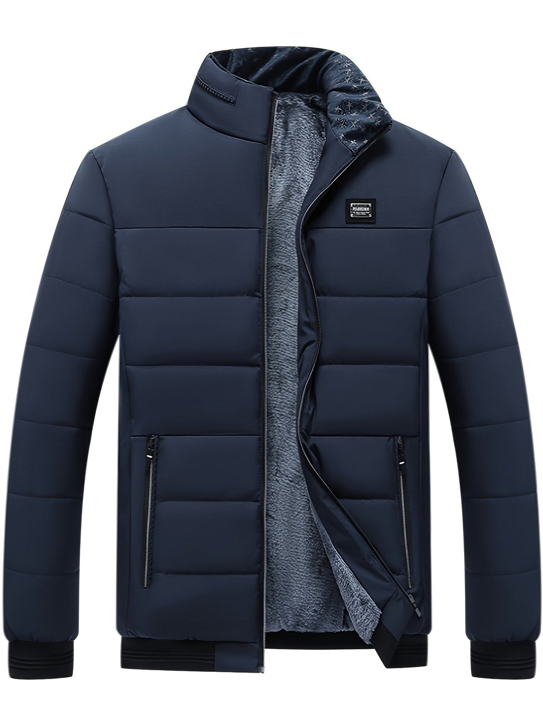 Herren Steppjacke | Gefütterte Übergangsjacke mit praktischen Taschen für Alltag, Freizeit und kühle Tage