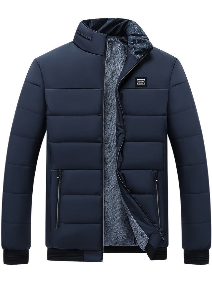 Herren Steppjacke | Gefütterte Übergangsjacke mit praktischen Taschen für Alltag, Freizeit und kühle Tage