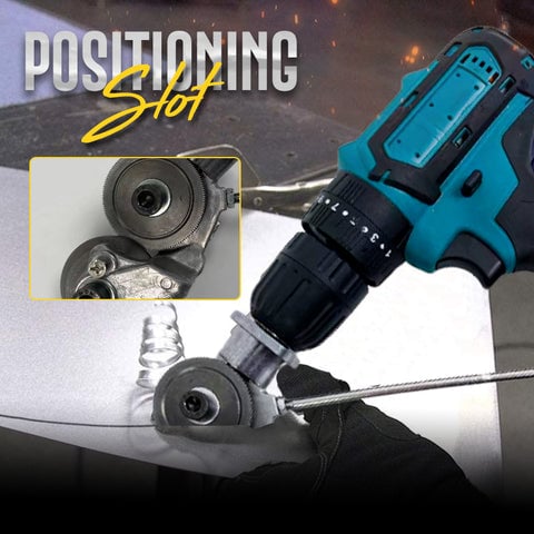 DrillShear – embout électrique de coupe métal pour perceuses