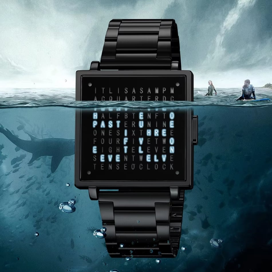 LexoTime – Unisex Text Watch