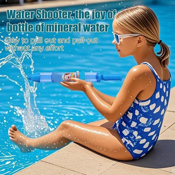 Wasserspritzspielzeug mit Feuerwerks-Effekt | Pump-Design zum Ziehen &amp; Spritzen | Extra großes Wasservolumen | 45 cm | ab 3 Jahren