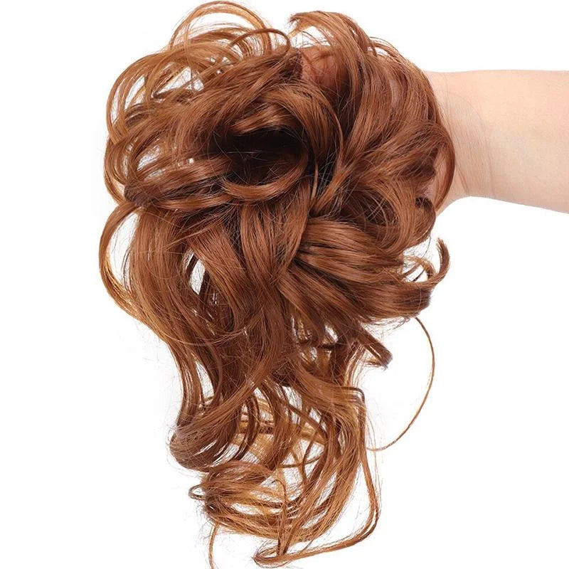 Dutt-Haarteil | Zum Anclippen für mehr Volumen, natürlicher Messy-Bun-Look und sicheren Halt