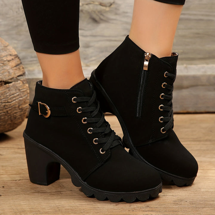 Orthopädische Damen Stiefeletten mit Komfortsohle | Elegante Ankle Boots für Alltag &amp; Büro | Bequeme, stilvolle Herbst- &amp; Winterboots