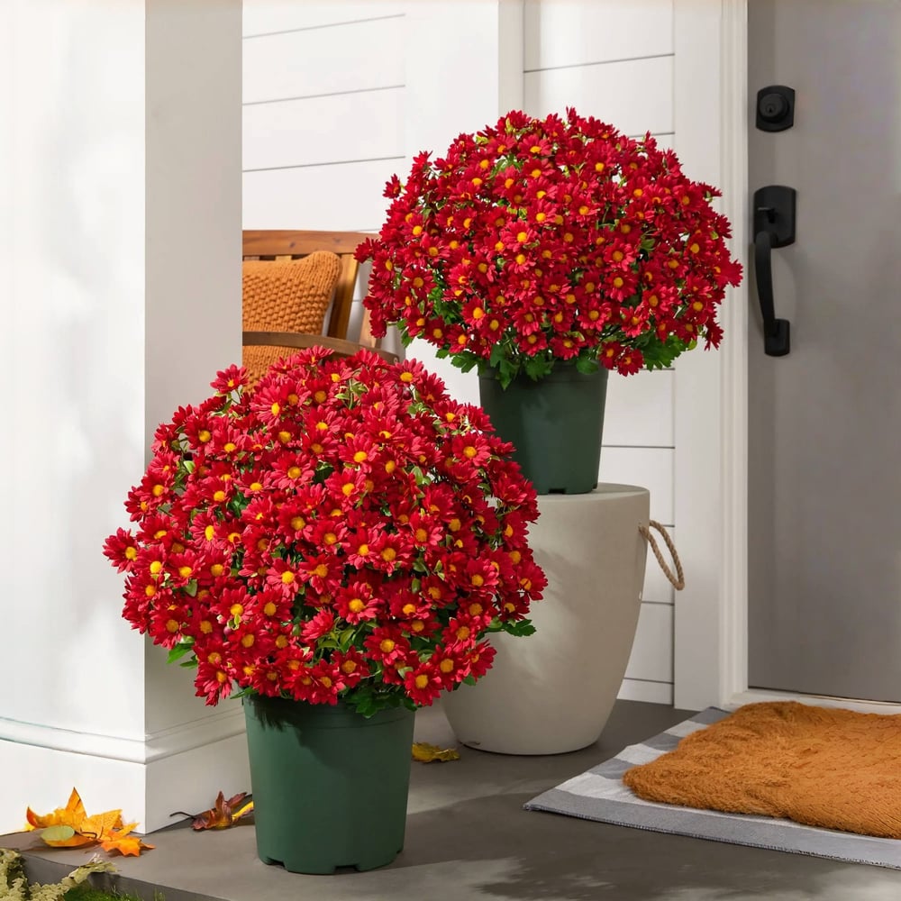 Chrysanthèmes artificiels | Résistants aux UV | Décoration d&