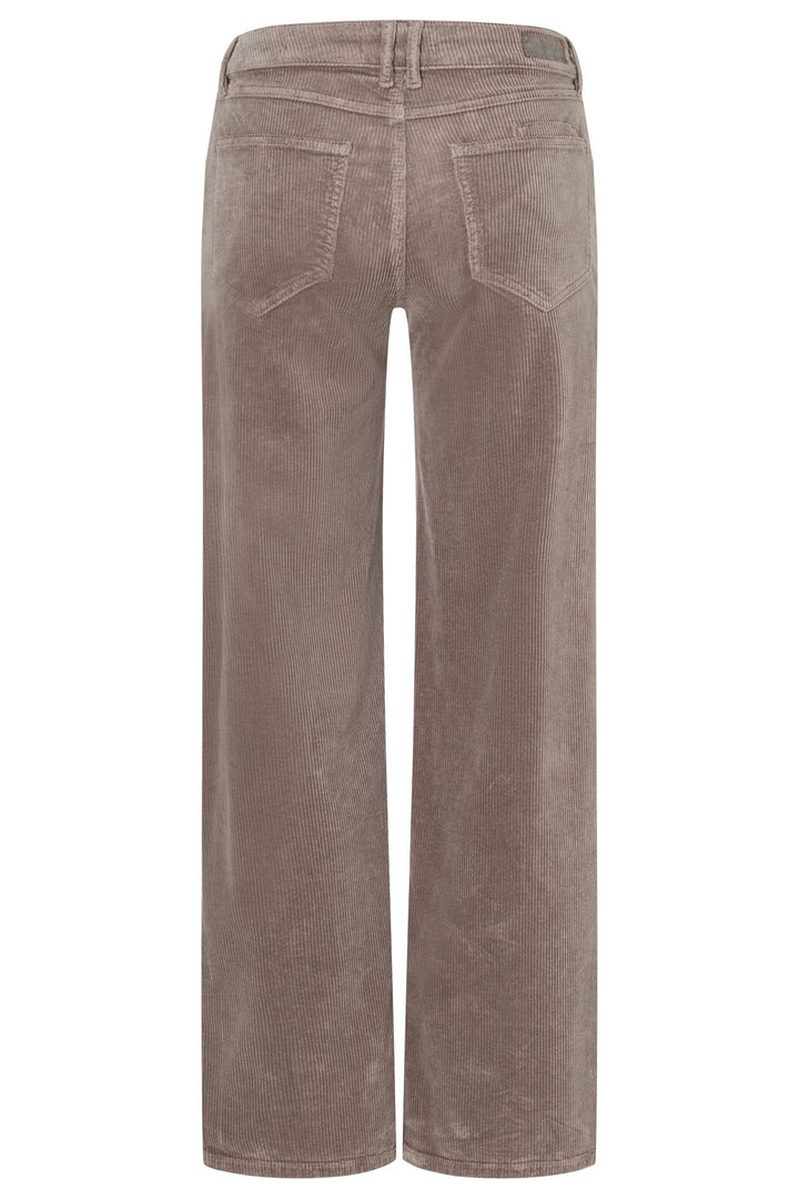Cordhose Damen | Low Rise Straight Fit mit weitem Bein | Weicher Stretch-Cord | 5-Pocket-Style | Normale Beinlänge