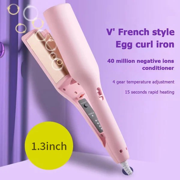 Electric curling iron | Fast styling heat-up for defined curls &amp; waves | Handy, easy to use | For everyday &amp; events