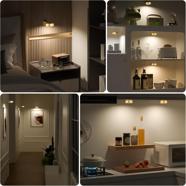 Bilderleuchte | Magnetische LED-Leuchte mit Touch, Fernbedienung und Warm-/Kaltweiß